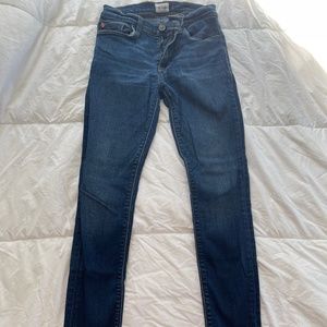Hudson Natalie Super Skinny Blue Jeans